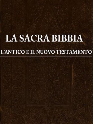 cover image of La Sacra Bibbia